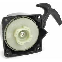 Startseilzug + Zuggriff Für Rasentrimmer, Superma, Schwarz, 1 Stück, Lochabstand 67 Mm
