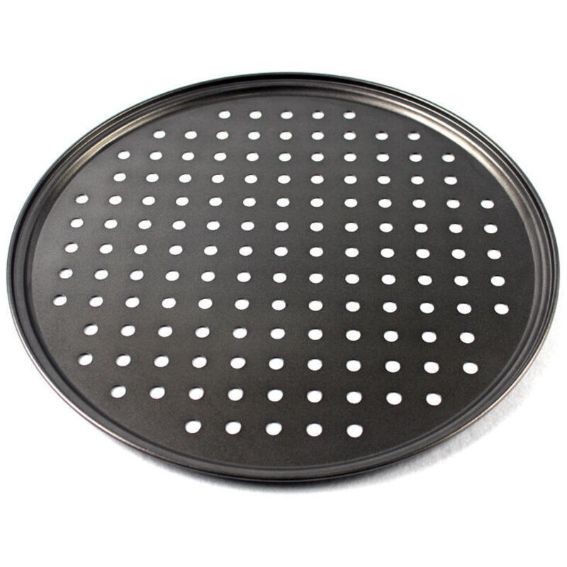 Muscheln Für Große Runde Pizza, Perforierte Pizzableche, Antihaftbeschichtet, Professionelles Backgitter, 1 Stück