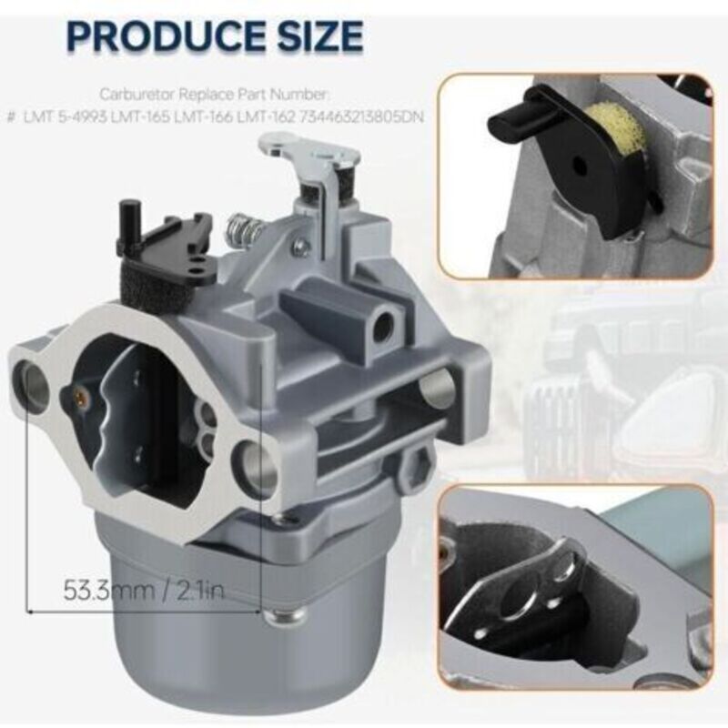 Ersatzvergaser 799728 Für Briggs & Stratton 494502 495706 496592 498027 498134 498231 499161 699318 699737 699831 Vergaser Kompatibel Mit Motor 28b702 28b707 12ps 28m707