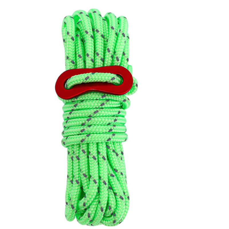 8 Stück Zeltleine Mit Abspannern, Reflektierende Zeltschnur, Campingseil Aus Nylon Für Camping Und Wandern, 4 Mm X 4 M