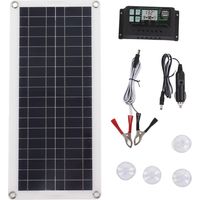 30w 12v Solarstrom-kit, Solarmodul, 30a Laderegler, Spannungsregler-kit Aus Polykristallinem Silizium Für 12v Auto, Wohnmobil, Boot, Anhänger Und Marine