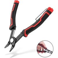 Multifunktions-abisolierzange 3-in-1 Und Abisolierzange Für Elektriker, Kabelschneider 20-10 Awg Mit Ergonomischem Und Langlebigem Griff