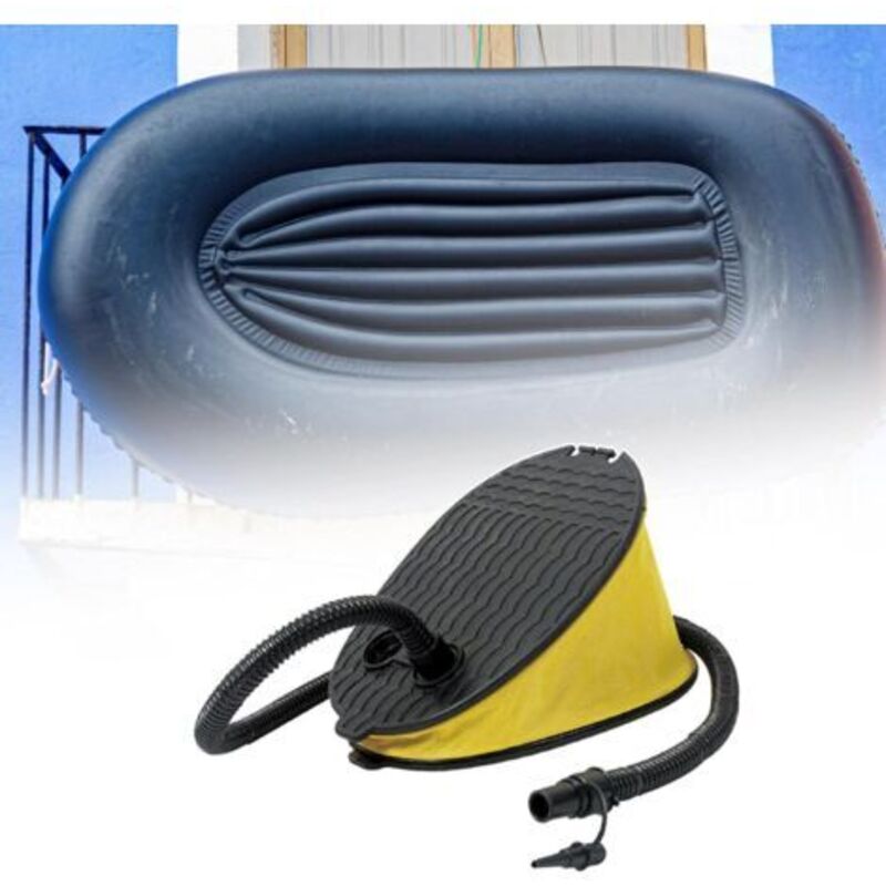 Leichte Fußpumpe Mit Düse, Hochvolumen-luftpumpe Für Aufblasbare Pools, Strandbälle, Luftmatratzen, Betten Und Yoga