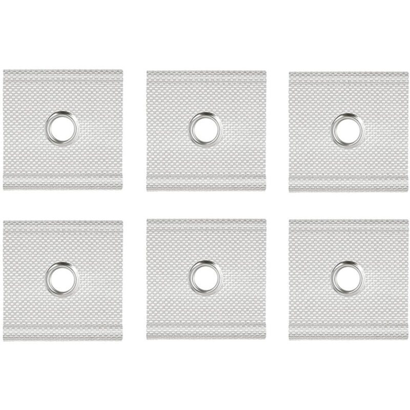 Ösen Zur Befestigung Der Schiene 5/6 Mm - 7/8 Mm - Packung Mit 6 Haken Für Zelt, Campingzelt, Wohnwagen