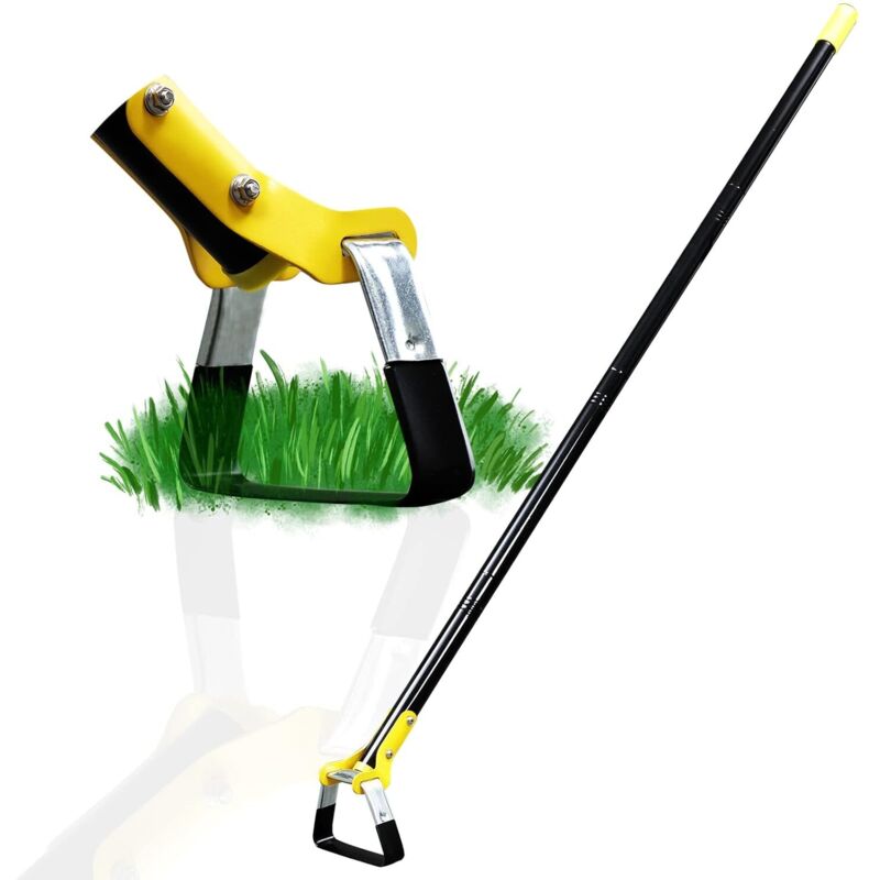 Gartenwerkzeuge - Robuste Gartenhacke Mit Langem Stiel, Verstellbare Ringhacke, 76-155 Cm, Schwarz