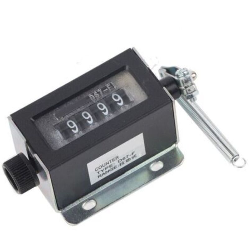 Mechanischer Zähler Mit Rückstellbarem Zug, 6-stellig D94-s 0-999999, Handzähler