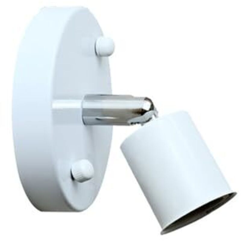 E27 Metall-lampenfassung, Kronleuchter, Wandleuchte, Pendelleuchte Mit Seil, Retro-hängelampe, Kettenlampe Aus Kupfer, Diy-lampenzubehör, Hängeleuchte (weiß)