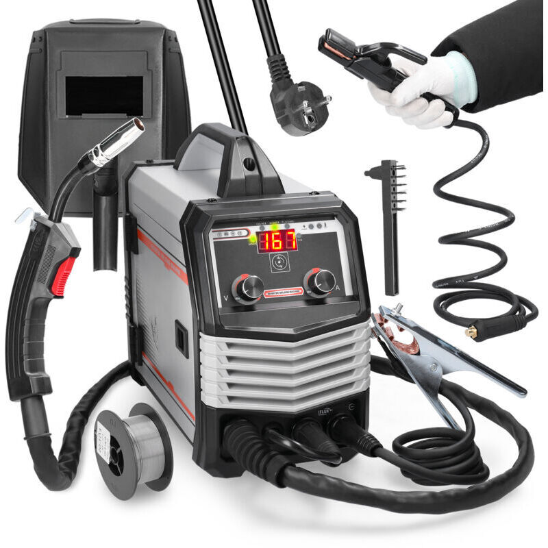 Schweißgerät Mma 300a – Igbt-technologie – Modi Mig, Mma, Mag, Tig – Einstellbare Spannung Und Drahtvorschubgeschwindigkeit – Integriertes Kühlgebläse - Igbt 4 In 1