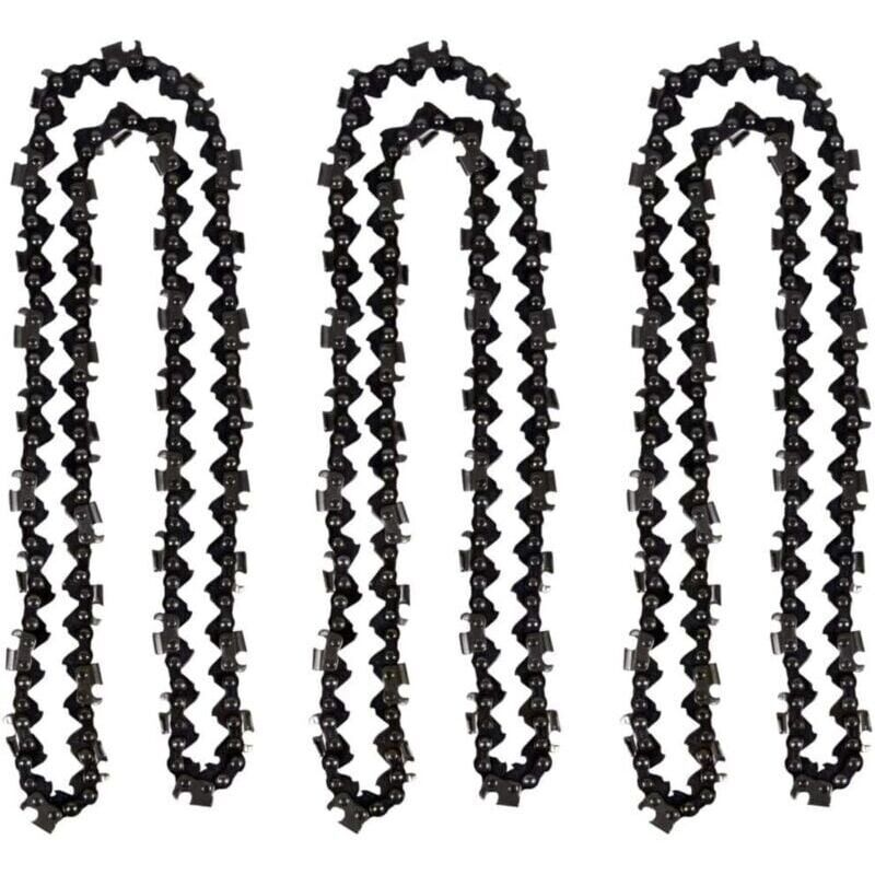 50 Cm Kettensägenkette – 3-teilig, 0,325" Teilung, 1,5 Mm Treibgliedstärke, 76 Glieder