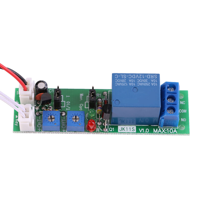 Einstellbarer Zyklus-verzögerungstimer Dc 5 V 12 V 24 V Ein-/ausschalter Zeitrelais-modul 6 Typen Mit Optionaler Zeitfunktion, 2 Modi, Für (dc 12 V