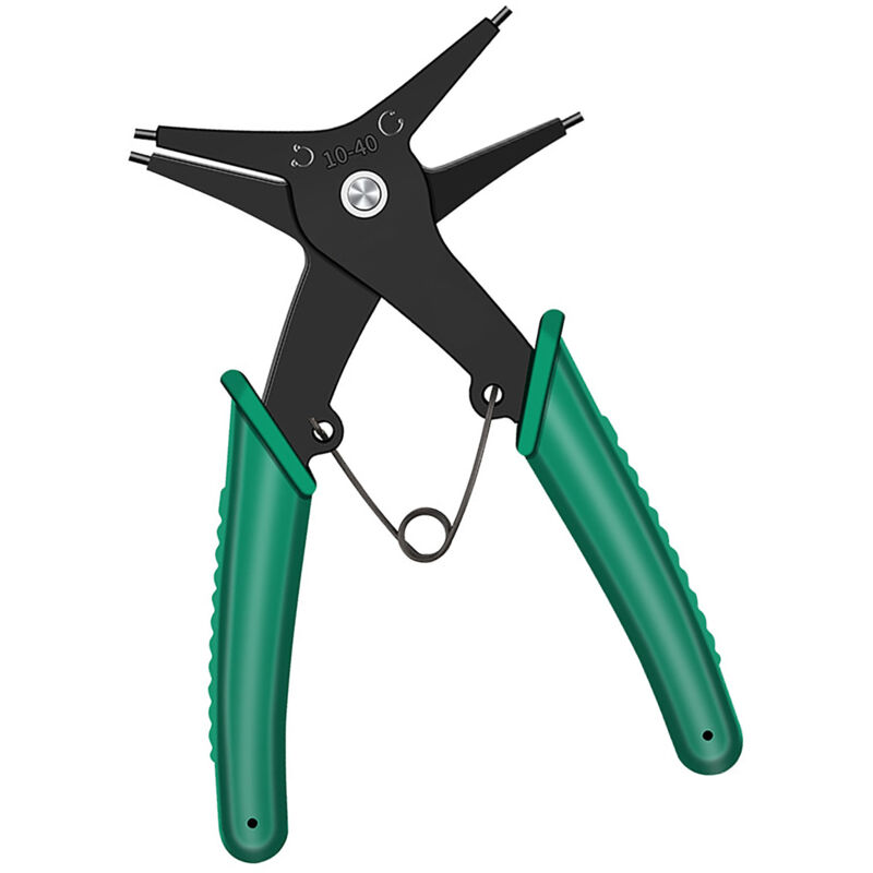 Sicherungsringzange, 2-in-1-sicherungsringzange Aus Kohlenstoffreichem Stahl, Sicherungsringzange Für Reparatur Und Wartung, Sicherungsringzangenwerkzeug Mit Design