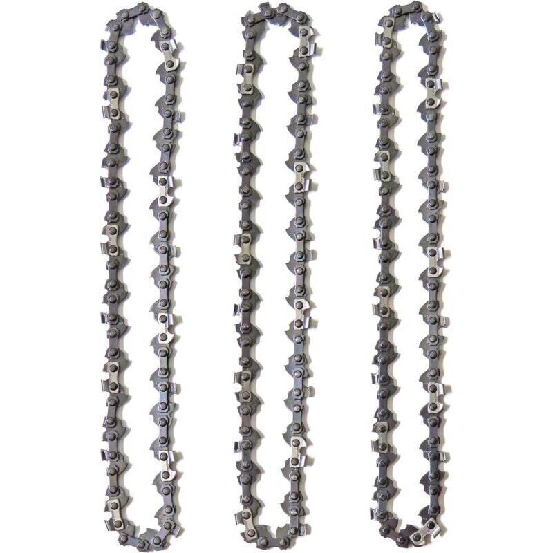 Kettensägenketten-set, 3-teilig – 35 Cm (14 Zoll) Führungsschiene – Rückschlagarm – 52 Glieder