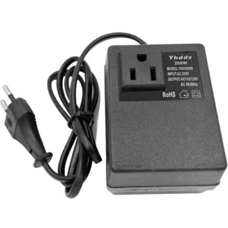 Intelligenter Und Effizienter Spannungsabwärtstransformator Für Den Hausgebrauch, 200 W Ac 220 V Auf 110 V, Spannungswandler, Reise-netzadapter
