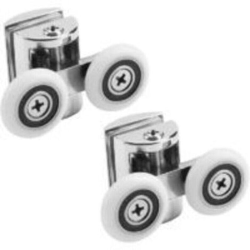 23mm 2 Stück Duschrollen Für Duschtür Untere Ersatzrolle