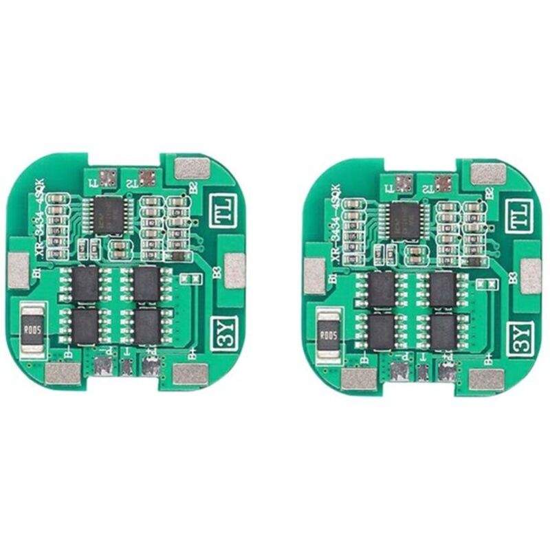 Set Aus 2 Lithium-ionen-batterieladekarten, 4s 8a 14,8v 18650, Für Solare Kehrmaschine