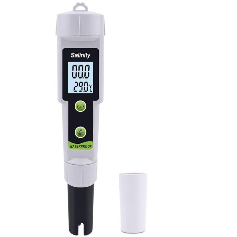 Salinitätsmesser 0-199,9 Ppt Salztestgerät Für Pool, Digitaler Stift-salinitätstester Für Meerwasser-/salzwassertests