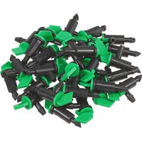 30er Set Tropfer Mit Fahne – Gartenbewässerungssystem, Abnehmbar, Durchflussregelung Und Tropfemitter, Für Rasenbäume Geeignet (12 Gallonen Pro Stunde, Grün Und Schwarz) H680