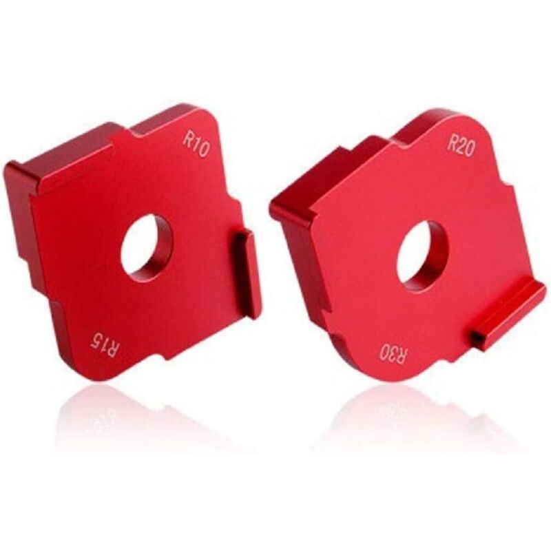 Satz Aus 2 Winkelprofilen Aus Aluminiumlegierung Für Holz R10 R15 R20 R30, Rundwerkzeuge Für Die Holzbearbeitung