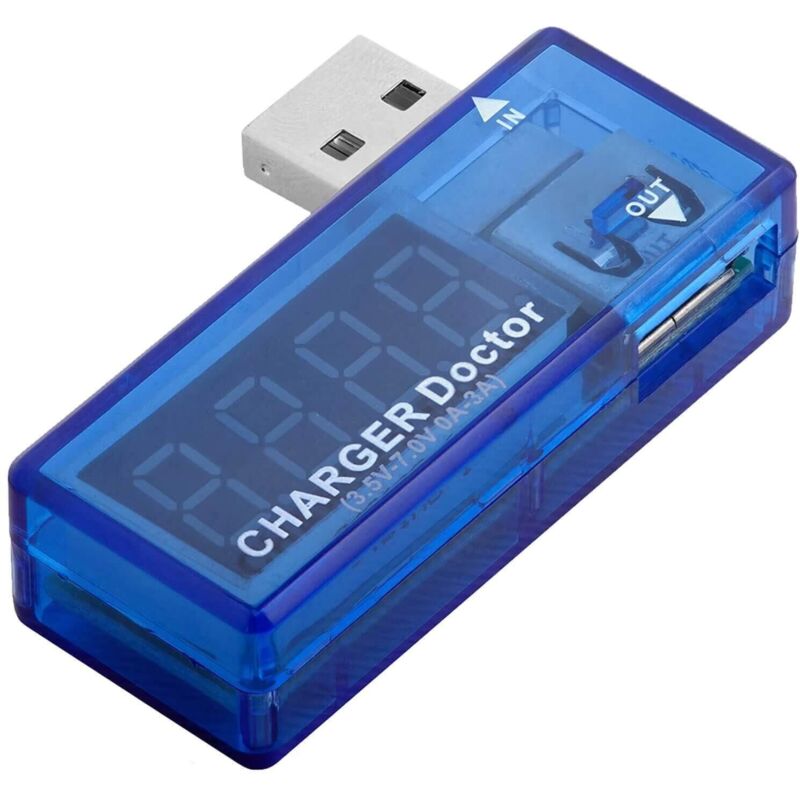 Usb-ladegerät, Diagnosewerkzeug Zum Laden, Multimeter, Energieverbrauchsmesser, Messer, Digitales Voltmeter (inklusive Eines E-books)