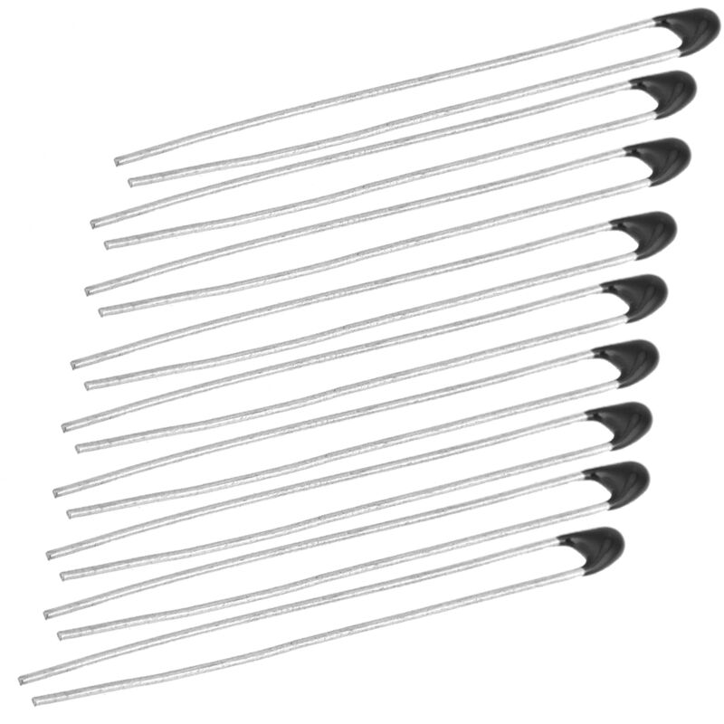 Thermistor 10 Stück Mf52 Hochpräziser Temperatursensor, 30 Mm Kabel, Widerstandswert 5k, 100k, Kompakte Größe Zur Messung Schwer Zugänglicher Temperaturen.