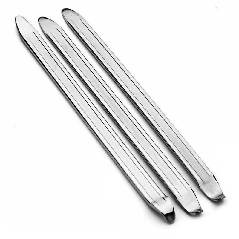 3 Stück Reifenhebel, 25 Cm Reifenhebel Aus Manganstahl, Reparaturwerkzeuge, Reifenlöffel Zum Wechseln Von Auto-, Fahrrad- Und Motorradreifen (silber)