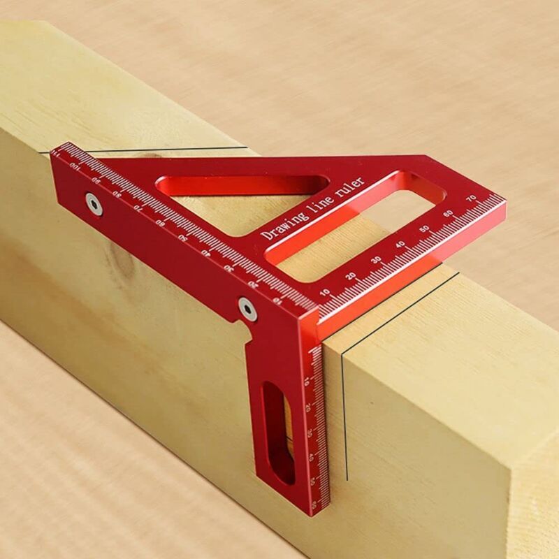 3d-mehrwinkelmessregel, 45/90-grad-winkelmesser Für Die Holzbearbeitung, Anreißlineal, Schrägwinkel, Hochpräzises Messwerkzeug Geeignet Für Ingenieure Und Zimmerleute