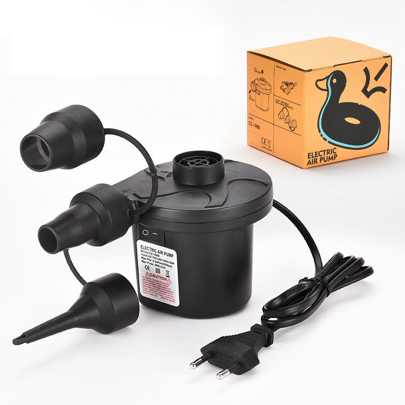 Elektrische Luftpumpe Zum Aufblasen Und Entleeren Von Luftmatratzen, Aufblasbaren Pools Und Schwimmringen, 220v/50w, Mit Schaufel Und 3 Düsen.