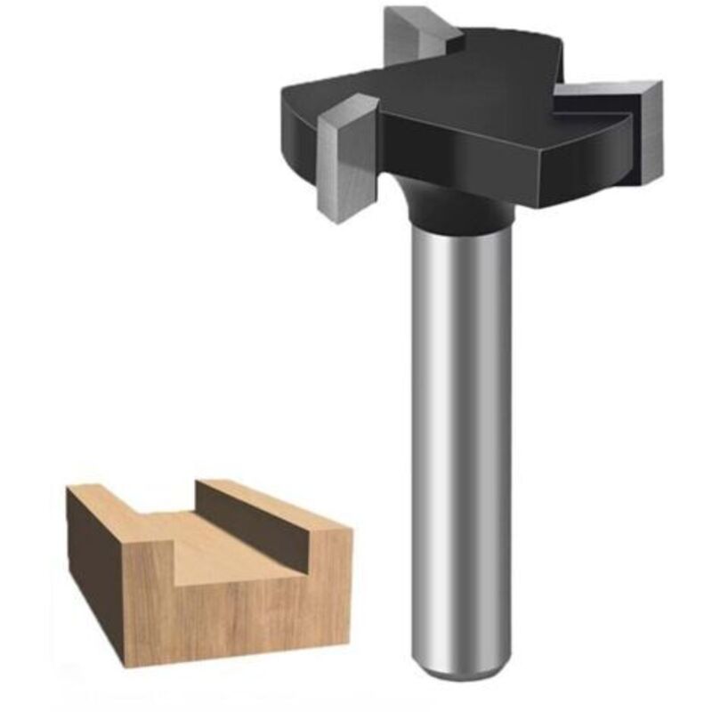 Hartmetall-planfräser Für Die Holzbearbeitung, Mit 6 Mm Schaft