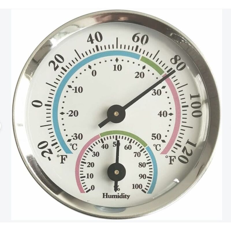 Thermo-hygrometer, Temperatur-hygrometer, Innen-thermometer Und Innen-hygrometer, Für Innen- Oder Außenbereich, Hitzebeständig (farbe)