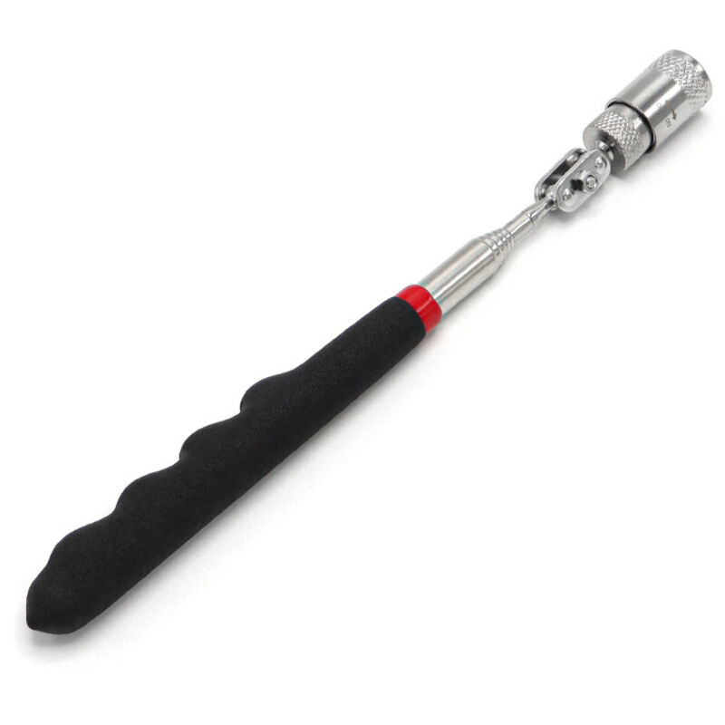 Teleskopmagnet, 81cm Flexibles Magnetisches Aufnahmewerkzeug Mit Rutschfestem Griff Und Led-licht Zum Aufsammeln Von Muttern Und Schrauben