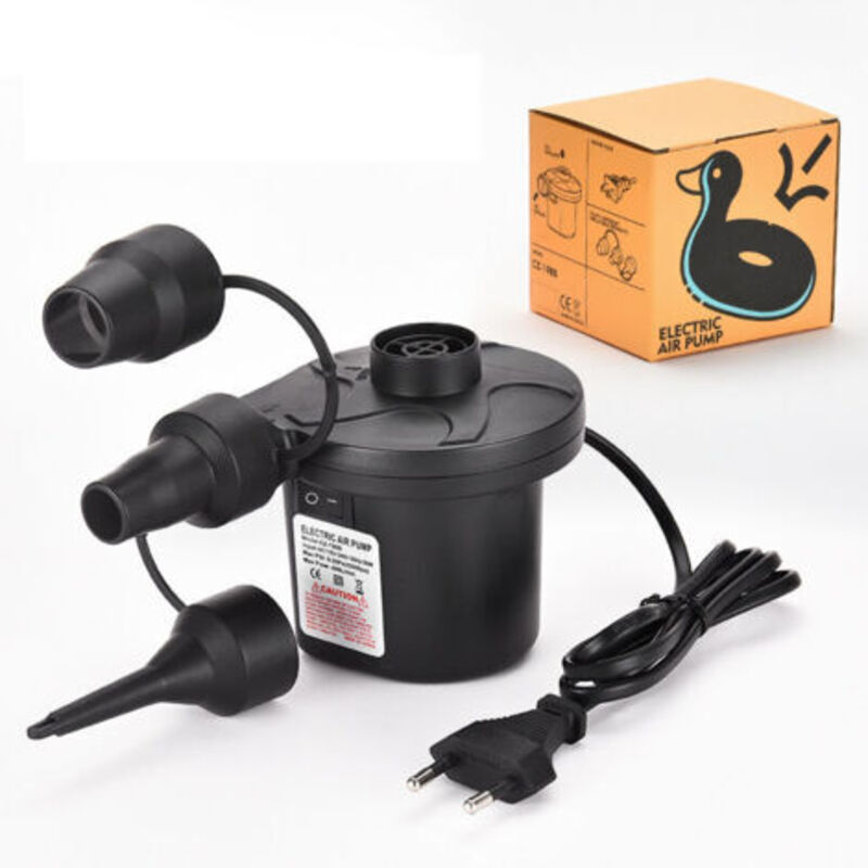 Elektrische Luftpumpe, Aufblas- Und Entlüftungspumpe, 220v/50w Luftpumpe, Pumpenadapter Mit 3 Düsen, Elektrische Aufblas- Und Entlüftungspumpe Für Luftmatratzen, Aufblasbare Pools Und Schwimmringe