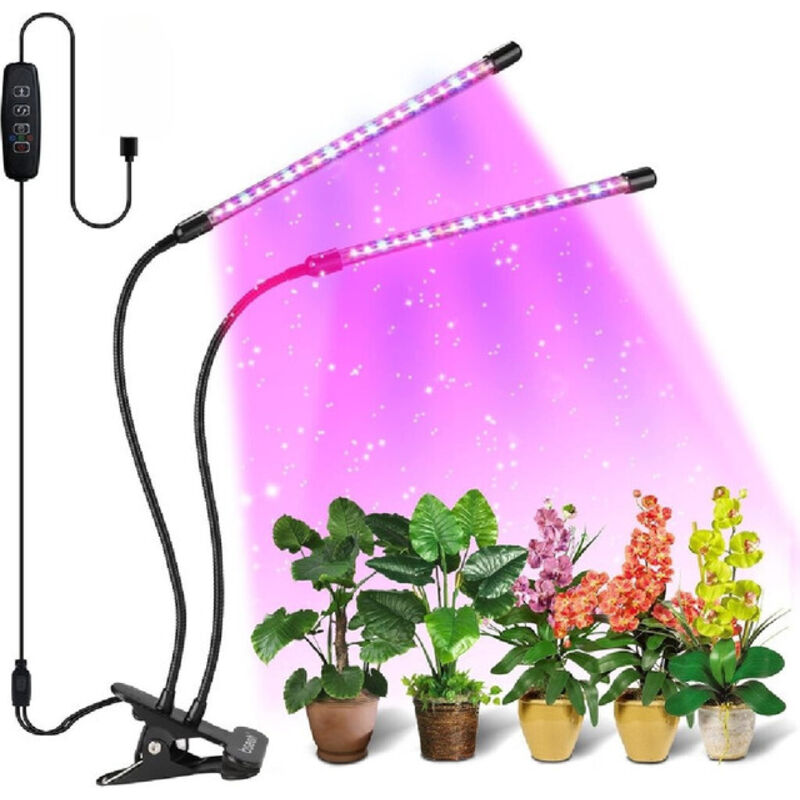 Vollspektrum-led-wachstumslampe Mit Timer Und Klemme.