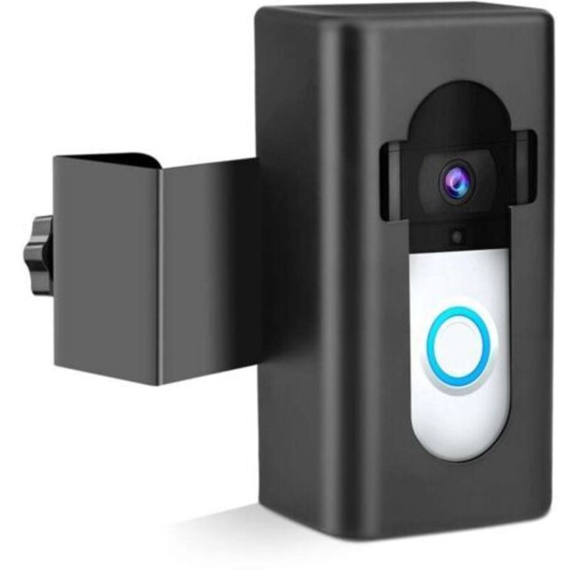 Diebstahlsichere Halterung Für Video-türklingel, Kompatibel Mit Ring/blink 1/2/3/3 Plus/4/pro/2021 (version 2020), Verstellbare, Bohrfreie Montagehalterung, Keil-halterungs-zubehör Für Die