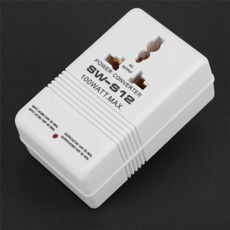 100w Spannungswandler 110v 120v Auf 220v 240v Dual-kanal Für Reisen