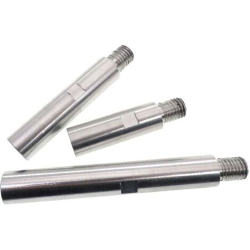 3 Stück Aluminiumlegierung Winkelschleifer-verlängerungsstange M14, 75mm/100mm/140mm M14 Gewindeadapter Für Polier- Und Schleifwerkzeuge
