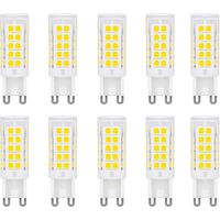 G9 3w Led-lampen, Kaltweiß 6500k, Nicht Dimmbar, Entspricht 33w Halogenlampen, G9 Led-maiskolben Für Wohnbeleuchtung, Flimmerfrei, Ac 220-240v, 10er-pack [energieklasse