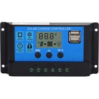 Pwm-solarladeregler 100a Für 12v/24v-panel, Lcd-anzeige, Photovoltaik-regler