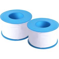 2 Rollen Teflon-gewindeband 50mm X 30m, Ptfe-dichtungsband Wasserdicht, Hitzebeständiges Dichtband Für Rohre, Klempner-dichtbänder Für Wasserhähne, Gas, Wasser, Duschkopf, Weiß