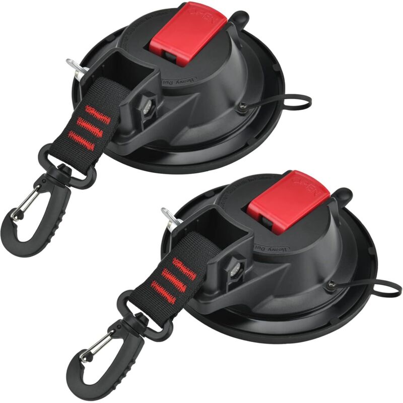 2-teiliger Saugnapfanker Mit Befestigungshaken, Befestigungshaken Für Camping, Saugnapf-befestigungshaken Für Seitliche Auto-markisen, Zubehör Für Campingplanen