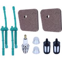 Luft- Und Kraftstofffilter-set Für Stihl Fs38 Fs45 Fs55 Fs45c Fs55r Hs45 Usw., 9-in-1 Ersatzteile: Luftfilter + Kraftstofffilter + Kraftstoffleitung + Primer-pumpe + Zündkerze