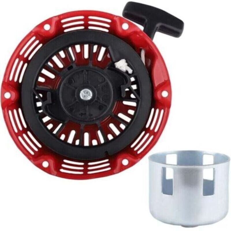 Startvorrichtung Für Honda Gx120 Gx160 Gx140 Gx200 5,5ps 6,5ps Motor, Seilzugstarter & 43 Zahn Startbecher Ersatzteile Rücklaufstarter Ziehstarter