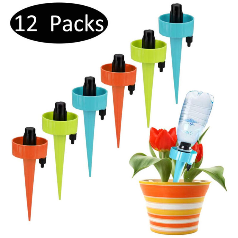 12-teiliges Tropfbewässerungs-set, Automatische Sprinkler-bewässerungssystem Für Pflanzen, Einstellbares Bewässerungsgerät Für Topfpflanzen Im Garten, Innen- Und Außenbereich