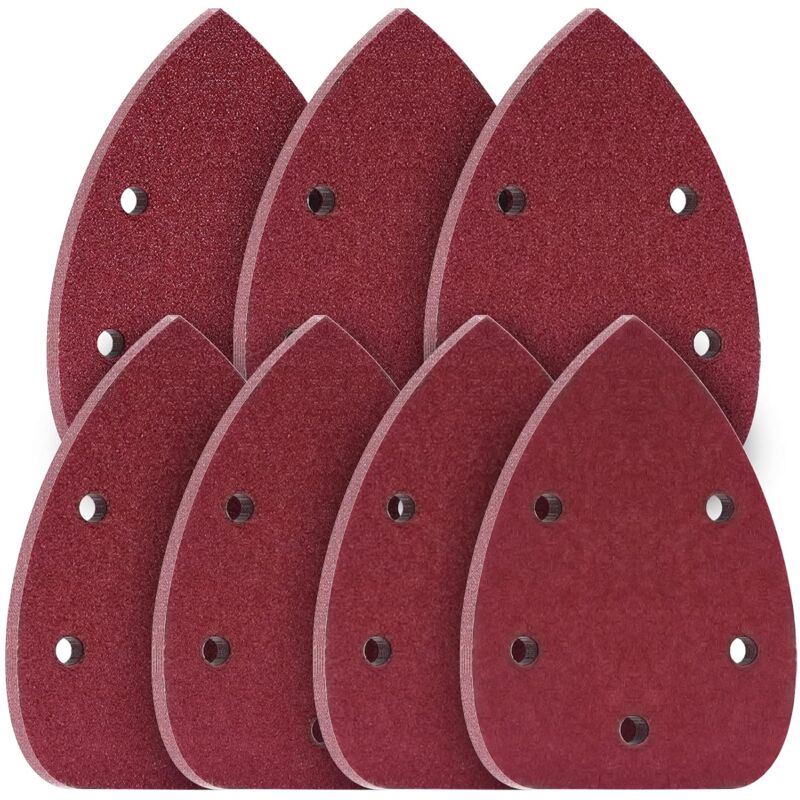 Dreieckiges Schleifpapier 10 X 40/60/80/120/180/240/400, 70-teiliges Dreieckiges Schleifscheiben-set Für Schwingschleifer