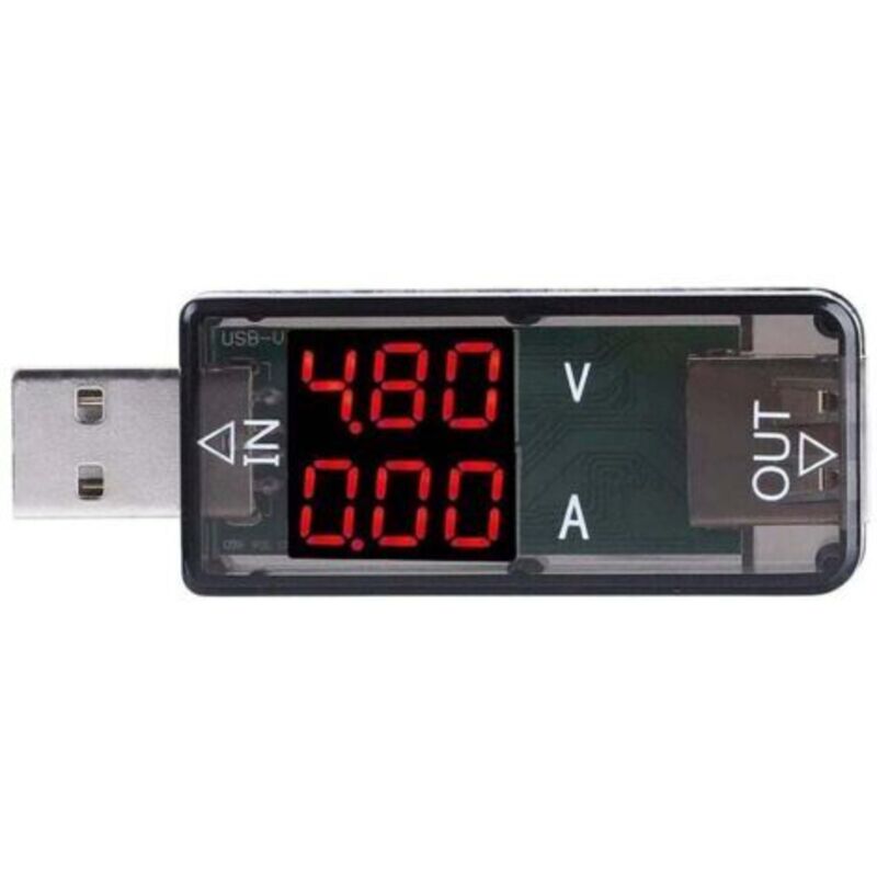 Usb-tester-multimeter, 3,2-10v 0-3a Usb-digital-strom- Und Spannungstester Messgerät Voltmeter Amperemeter 0,01 Genauigkeit Multimeter Ladegerät