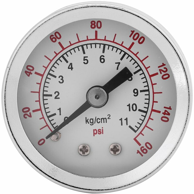 Manometer, Wasser-manometer, Öl, 0-160 Psi 1/8" Npt Druckmanometer Für Wasser, Flüssigkeiten, Kraftstoff, Öl, Luft, Hochpräzises Manometer