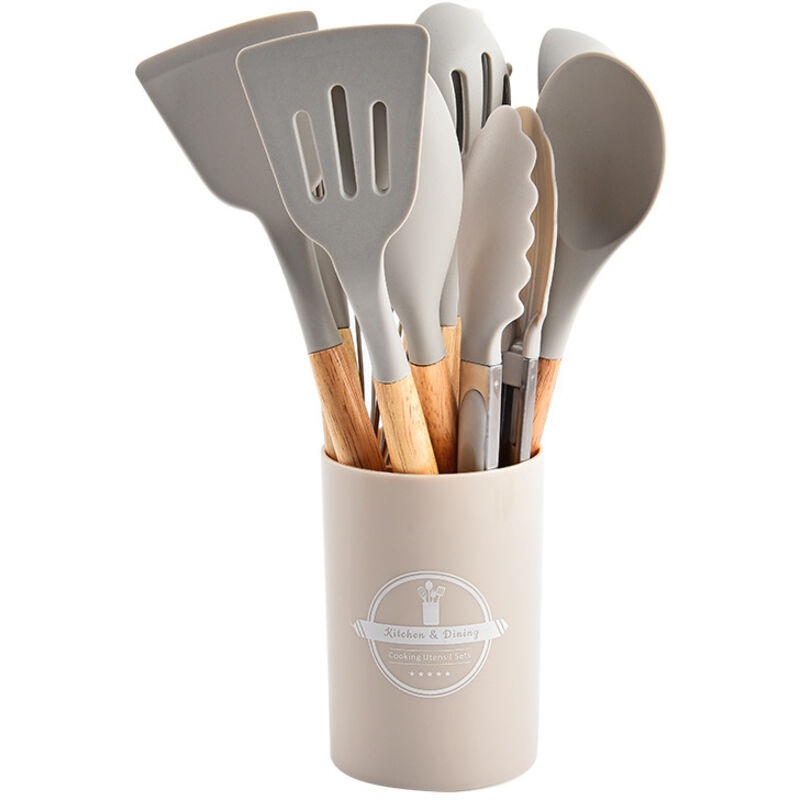 12-teiliges Küchenutensilien-set, Khaki