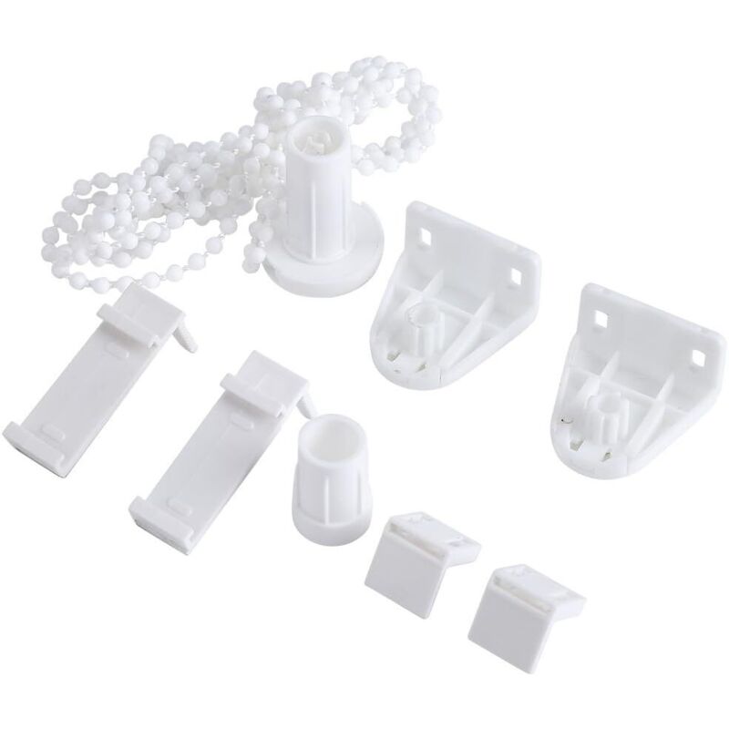 Hochwertiges, Verstellbares Ketten-kupplungsset Für Raffrollos Und Voiles, 17-mm-rohr, Zubehörset, Seitliche Rollenhalterung, Reparaturset.