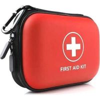 Mini-erste-hilfe-set, Kleines Wasserdichtes Hartetui, Perfekt Für Reisen, Outdoor, Zuhause, Büro, Camping, Wandern Und Auto (rot)