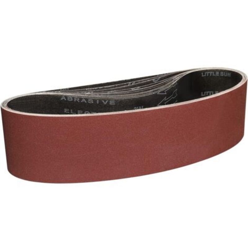 Schleifbänder 100x915 Mm - 10 Stück, Körnung 120, Bandschleifer-band Für Schleifen Und Polieren Mit Tragbarem Bandschleifer