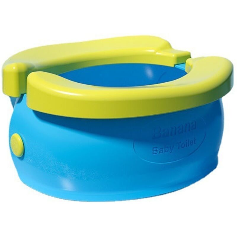 Tragbarer Kindertopf, Faltbare Bananenform-toilette, Blau